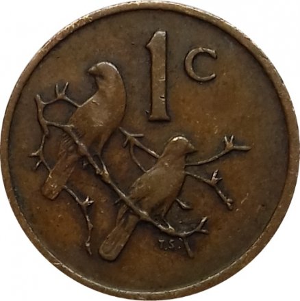 ЮАР 1 цент 1970 год