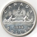 Канада 1 доллар 1966 год - Каноэ
