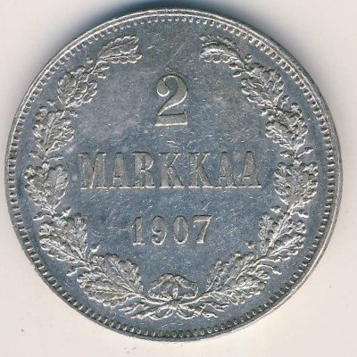 Финляндия 2 марки 1907 год