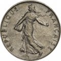 Франция 1/2 франка 1967 год