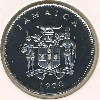 Ямайка 10 центов 1970 год