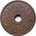 Дания 2 эре 1934 год