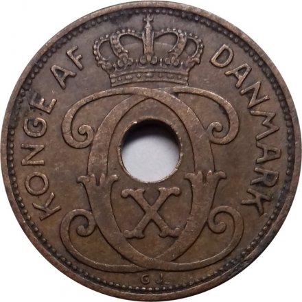 Дания 2 эре 1934 год