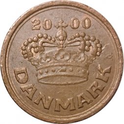 Дания 50 эре 2000 год