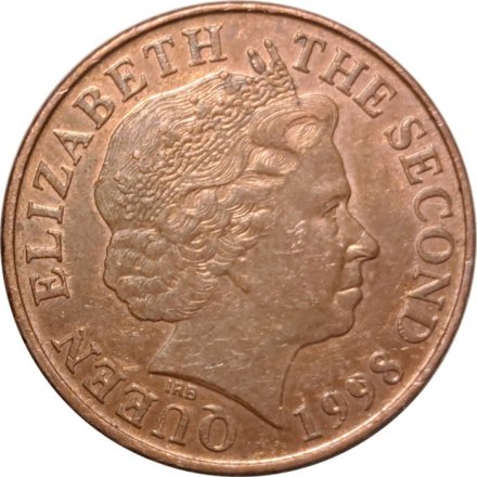 Джерси 2 пенса 1998 год