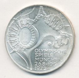 ФРГ 10 марок 1972 год