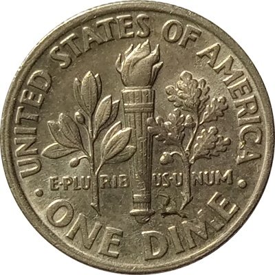 США 1 дайм (10 центов) 1993 год - Франклин Рузвельт (P)