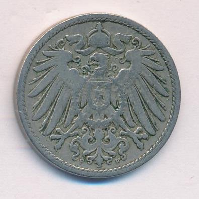 Германия 10 пфеннигов 1896 год (F)