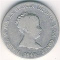 Испания 2 реала 1849 год