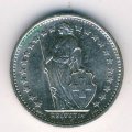 Швейцария 1/2 франка 1976 год