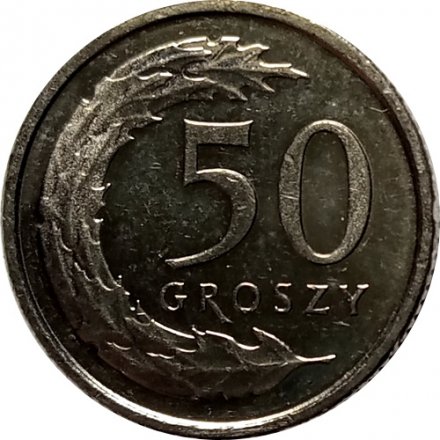 Польша 50 грошей 2019 год