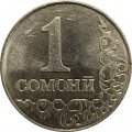 Таджикистан 1 сомони 2011 год