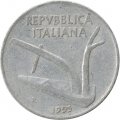 Италия 10 лир 1955 год