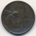 Италия 10 чентезимо 1933 год