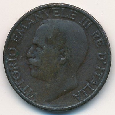 Италия 10 чентезимо 1933 год
