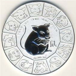 Ниуэ 1 доллар 2008 год