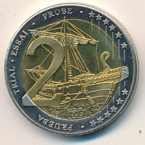 Кипр 2 евро 2004 год (Unusual)