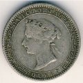 Цейлон 25 центов 1892 год