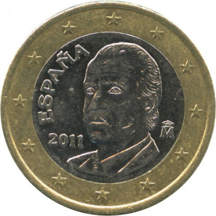 Испания 1 евро 2011 год