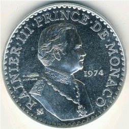 Монако 50 франков 1974 год