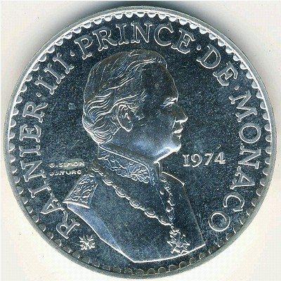 Монако 50 франков 1974 год