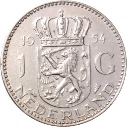Нидерланды 1 гульден 1954 год