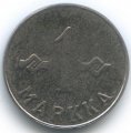 Финляндия 1 марка 1952 год (новый тип)