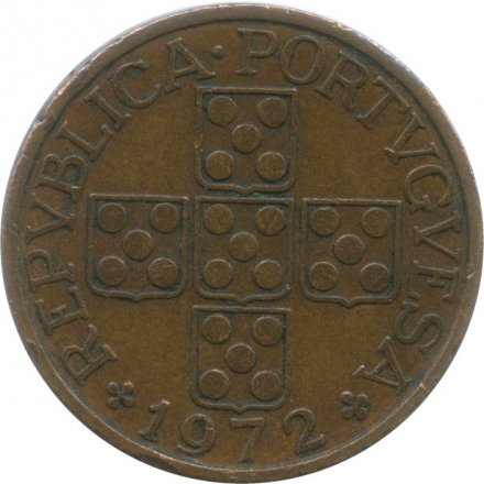 Португалия 1 эскудо 1972 год