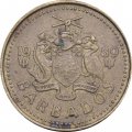 Барбадос 5 центов 1989 год - Маяк