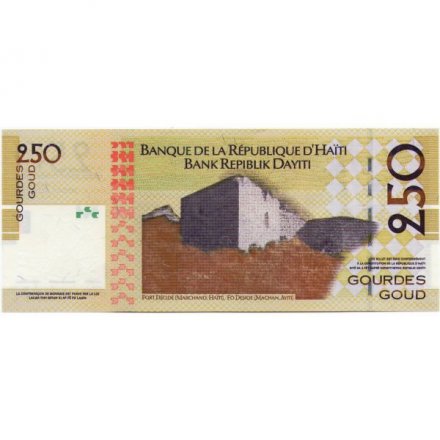 Гаити 250 гурдов 2013 год - 200 лет Независимости Гаити UNC