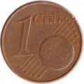 Австрия 1 евроцент 2002 год - Горечавка