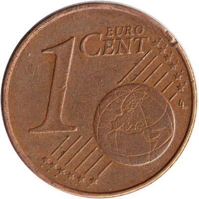 Австрия 1 евроцент 2002 год - Горечавка