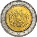 Боливия 5 боливиано 2010 год - Герб