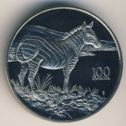 Замбия 100 квача 1998 год