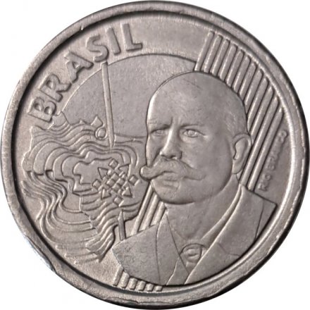 Бразилия 50 сентаво 2009 год - Барон Рио-Бранко