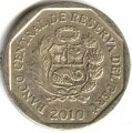 Перу 50 сентимо 2010 год