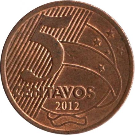 Бразилия 5 сентаво 2012 год