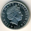 Остров Мэн 5 пенсов 2000 год (отметка &quot;PMM AC&quot; на реверсе)