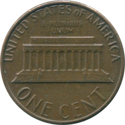 США 1 цент 1982 год - Авраам Линкольн (D)