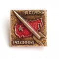 Значок СССР На страже Родины