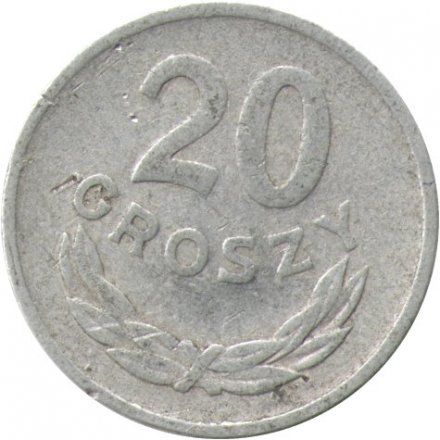 Польша 20 грошей 1961 год