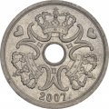 Дания 1 крона 2007 год 