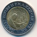 Ватикан 500 лир 2000 год