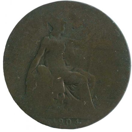 Великобритания 1/2 пенни 1904 год