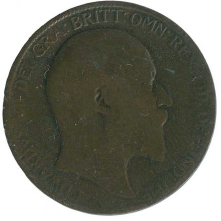 Великобритания 1/2 пенни 1904 год