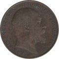 Великобритания 1 пенни 1906 год