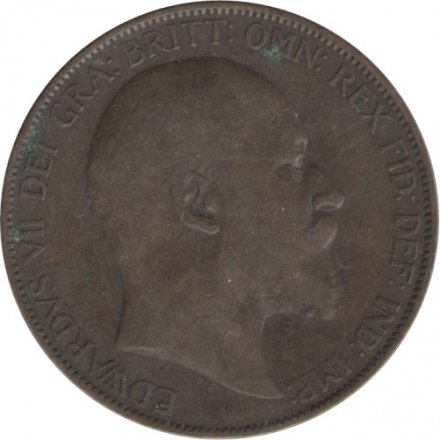 Великобритания 1 пенни 1906 год