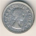 ЮАР 3 пенса 1955 год