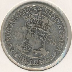 ЮАР 2 1/2 шиллинга 1938 год