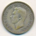 Великобритания 1 шиллинг 1940 год - Лев, стоящий на короне